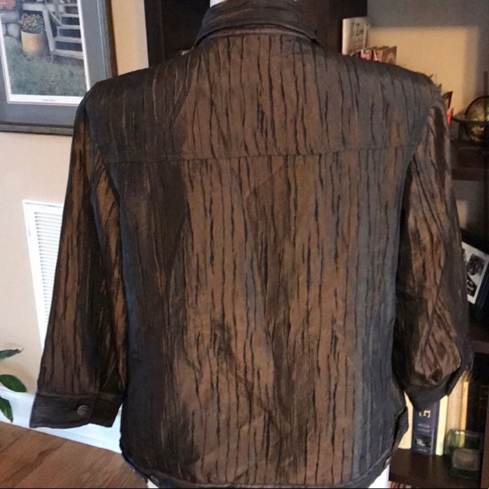 Ruby Rd Woman Jacket Size 16W Brown - Picture 5 of 7